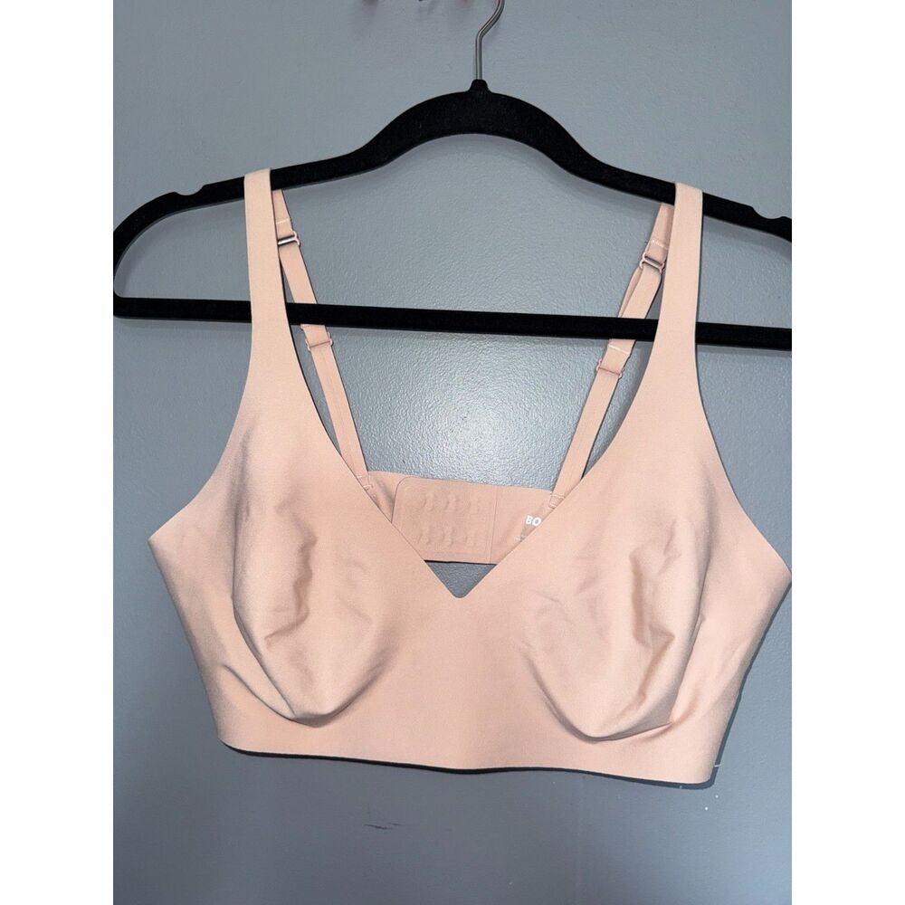 Bombas Light Pink Wireless Seamless No-Show Bralette | Size XL | Intimates